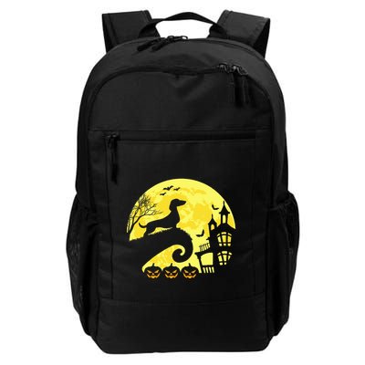 Halloween Dachshund Weenie Wiener Moonshine Sausage Dog Backpack