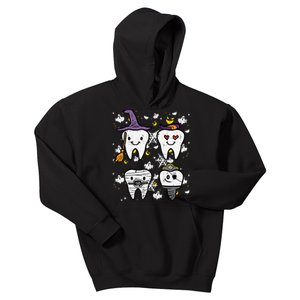 Halloween Dentist Witch Teeth Dental Crew Costume Kids Hoodie