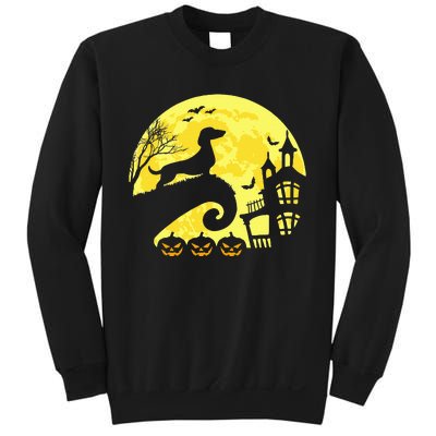 Halloween Dachshund Weenie Wiener Moonshine Sausage Dog Sweatshirt