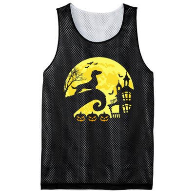 Halloween Dachshund Weenie Wiener Moonshine Sausage Dog Mesh Reversible Basketball Jersey Tank