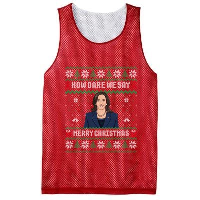 How Dare We Day Merry Christmas Mesh Reversible Basketball Jersey Tank