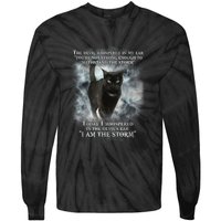 He Devil Whispered In My Ear You ArenT Strong Enough Cat Tie-Dye Long Sleeve Shirt