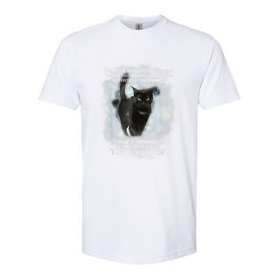 He Devil Whispered In My Ear You ArenT Strong Enough Cat Softstyle CVC T-Shirt