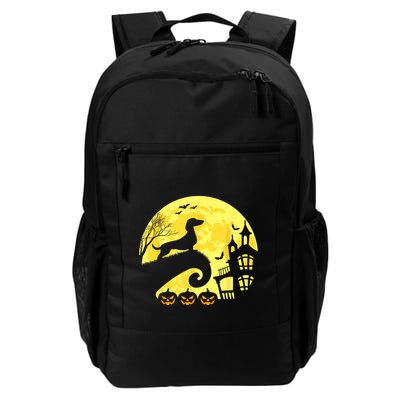 Halloween Dachshund Weenie Wiener Moonshine Sausage Dog Backpack