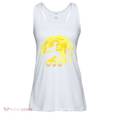 Halloween Dachshund Weenie Wiener Moonshine Sausage Dog Ladies Essential Flowy Tank