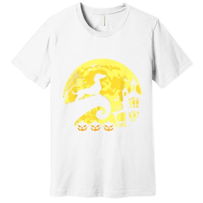 Halloween Dachshund Weenie Wiener Moonshine Sausage Dog Premium T-Shirt