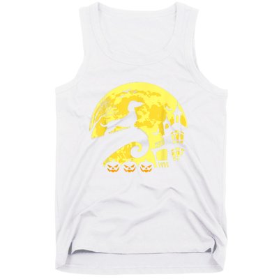 Halloween Dachshund Weenie Wiener Moonshine Sausage Dog Tank Top