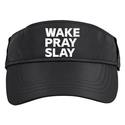 Harry Daniels Wearing Wake Pray Slay Adult Drive Performance Visor