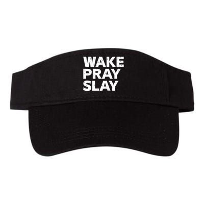 Harry Daniels Wearing Wake Pray Slay Valucap Bio-Washed Visor