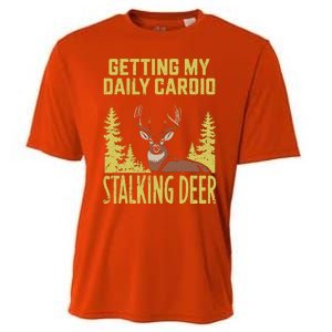 Hunting Dad Women Fitness Cardio With Deer Hunting Cooling Performance Crew T-Shirt