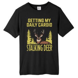 Hunting Dad Women Fitness Cardio With Deer Hunting Tall Fusion ChromaSoft Performance T-Shirt