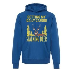 Hunting Dad Women Fitness Cardio With Deer Hunting Premium Hoodie