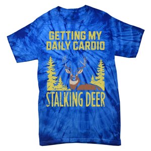 Hunting Dad Women Fitness Cardio With Deer Hunting Tie-Dye T-Shirt