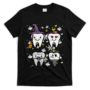 Halloween Dentist Witch Th Dental Crew Costume T-Shirt