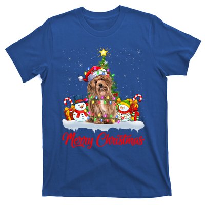 Havanese Dog Xmas Tree Lighting Santa Havanese Christmas Gift T-Shirt