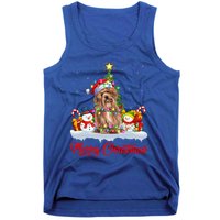 Havanese Dog Xmas Tree Lighting Santa Havanese Christmas Gift Tank Top