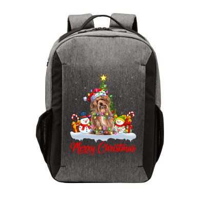 Havanese Dog Xmas Tree Lighting Santa Havanese Christmas Gift Vector Backpack