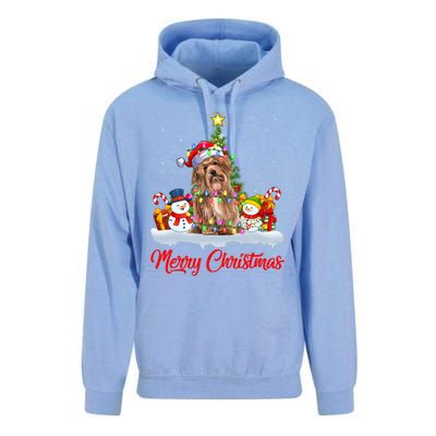 Havanese Dog Xmas Tree Lighting Santa Havanese Christmas Gift Unisex Surf Hoodie