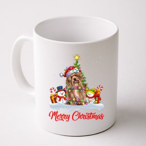 Havanese Dog Xmas Tree Lighting Santa Havanese Christmas Gift Coffee Mug