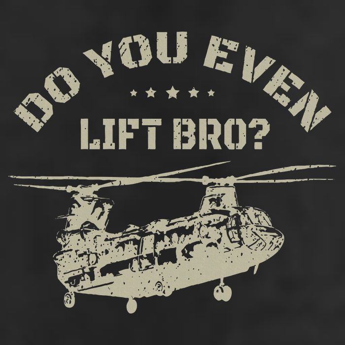 Helicopter Do You Even Lift Bro Ch47 Chinook 11oz C Handle Ceramic Mug