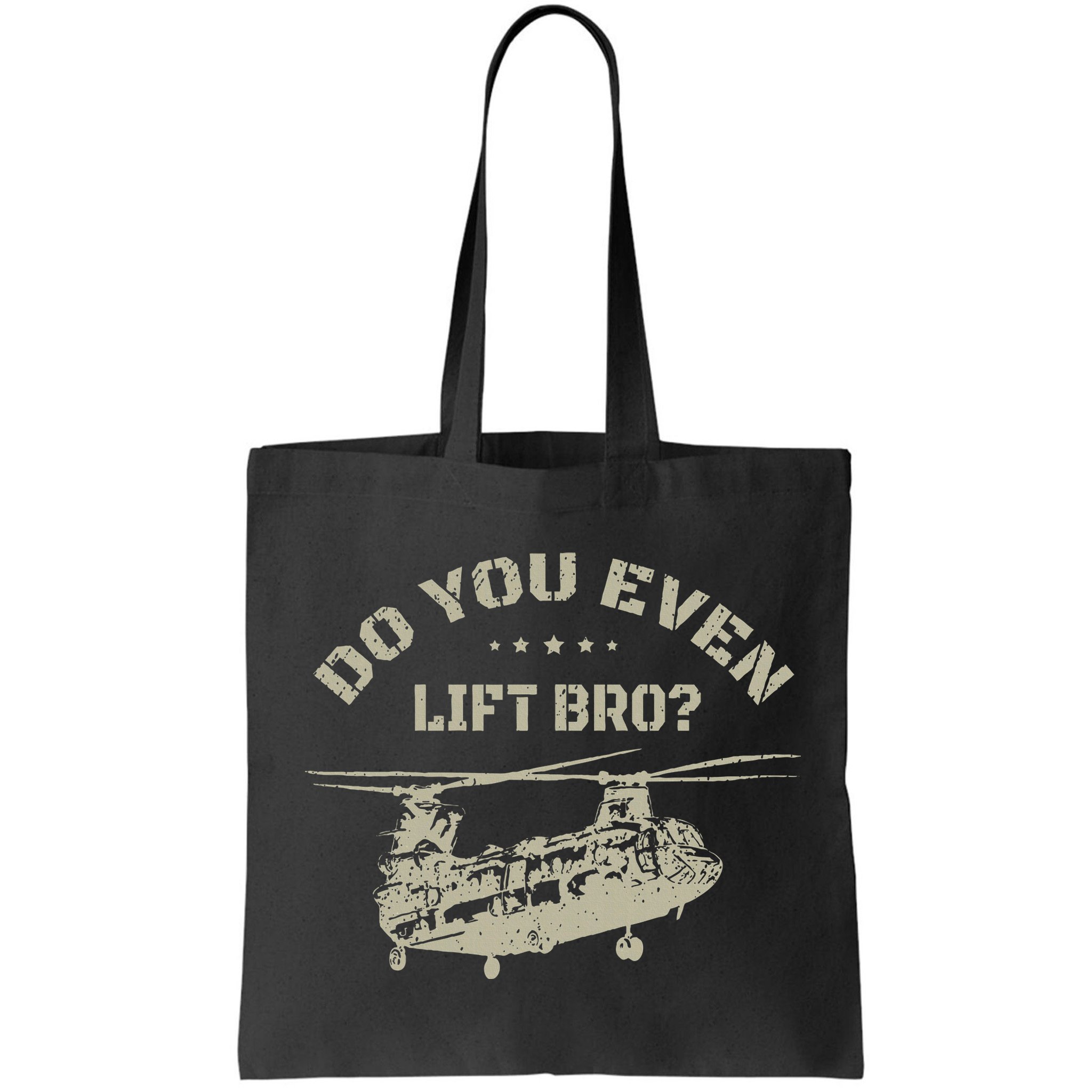 Helicopter Do You Even Lift Bro Ch47 Chinook Bag