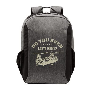 Helicopter Do You Even Lift Bro Ch47 Chinook Vector Backpack
