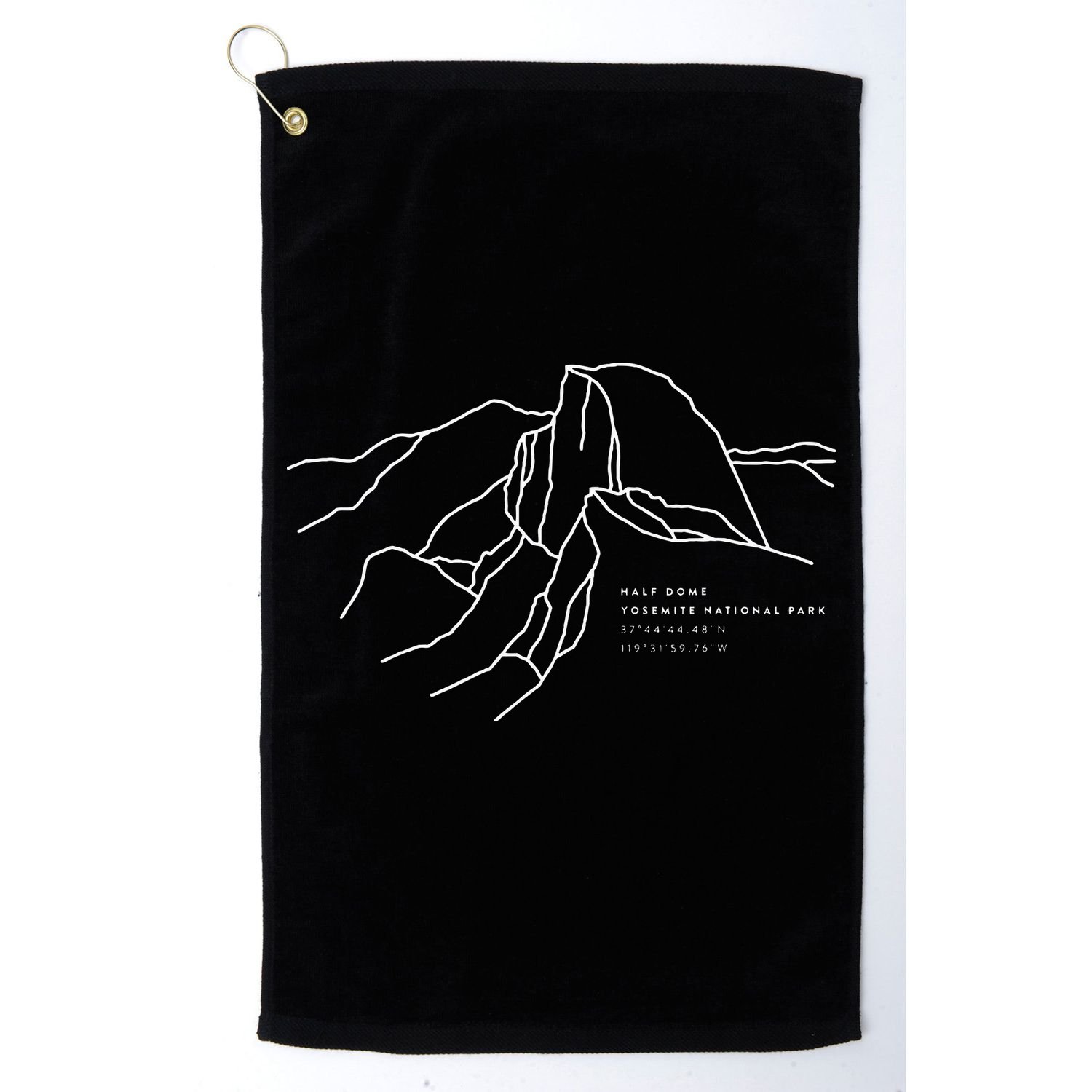 Half Dome Yosemite National Park Golf Towel