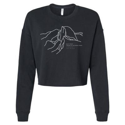 Half Dome Yosemite National Park Cropped Pullover Crew