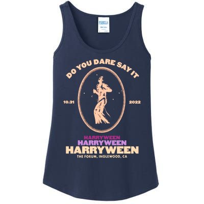 Harryween Do You Dare Say It Harryween Harry Halloween Ladies Essential Tank