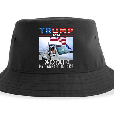 How Do You Like My Garbage Truck Boy Girl Funny Trump Sustainable Bucket Hat