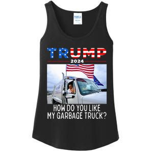 How Do You Like My Garbage Truck Boy Girl Funny Trump Ladies Essential Tank