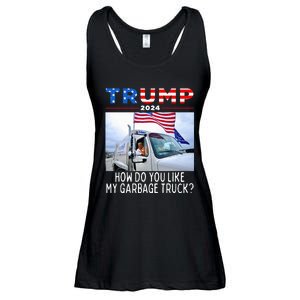 How Do You Like My Garbage Truck Boy Girl Funny Trump Ladies Essential Flowy Tank