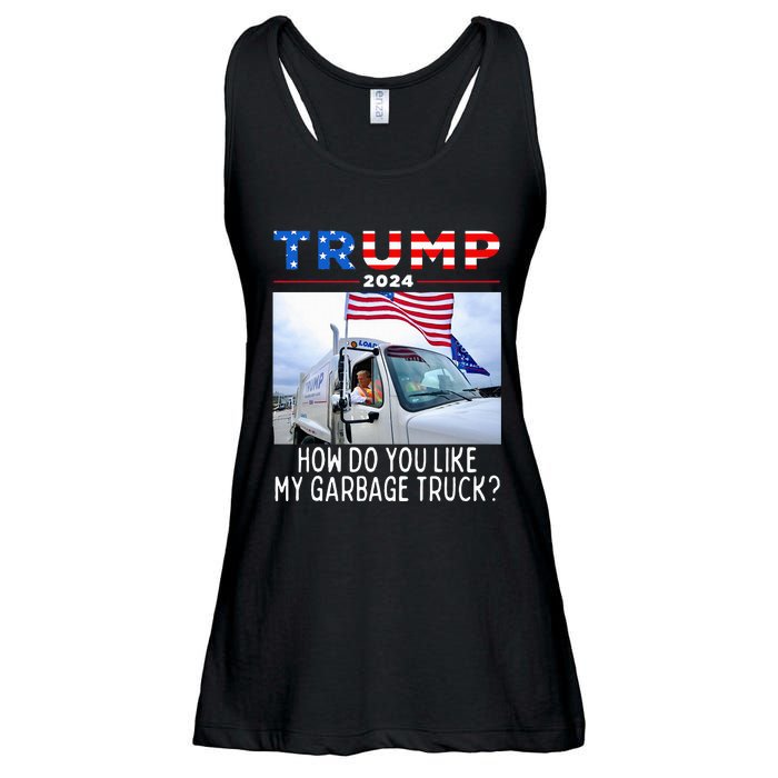 How Do You Like My Garbage Truck Boy Girl Funny Trump Ladies Essential Flowy Tank