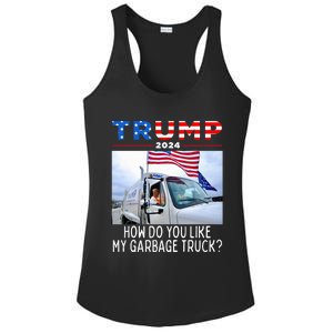 How Do You Like My Garbage Truck Boy Girl Funny Trump Ladies PosiCharge Competitor Racerback Tank