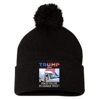 How Do You Like My Garbage Truck Boy Girl Funny Trump Pom Pom 12in Knit Beanie