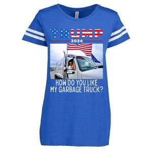 How Do You Like My Garbage Truck Boy Girl Funny Trump Enza Ladies Jersey Football T-Shirt