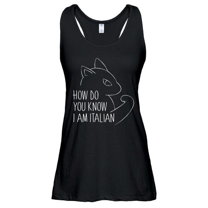 How Do You Know I Am Italian Ladies Essential Flowy Tank