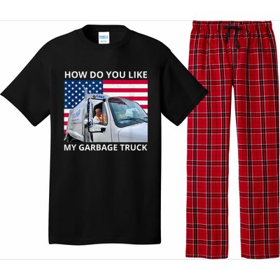 How Do You Like My Garbage Truck Trump Ride In Garbage Truck Pajama Set