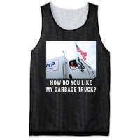 How Do You Like My Garbage Truck Funny Trump Mesh Reversible Basketball Jersey Tank