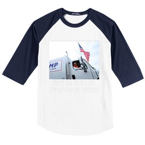 How Do You Like My Garbage Truck Funny Trump Baseball Sleeve Shirt