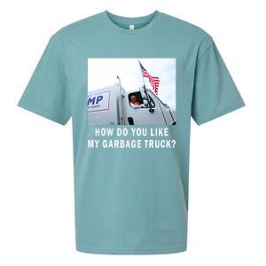 How Do You Like My Garbage Truck Funny Trump Sueded Cloud Jersey T-Shirt