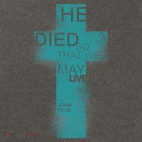 He Died So That We May Live John 10:10 Cotton Canvas Backpack
