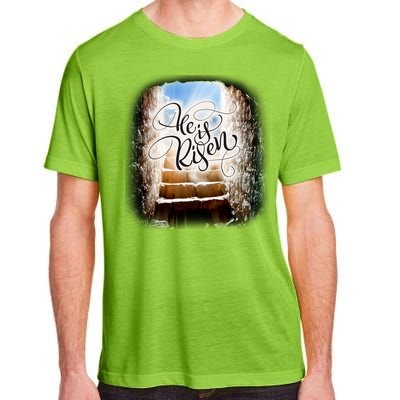 He Has Risen Jesus Christ Tomb Adult ChromaSoft Performance T-Shirt