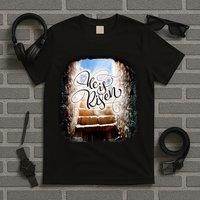 He Has Risen Jesus Christ Tomb T-Shirt
