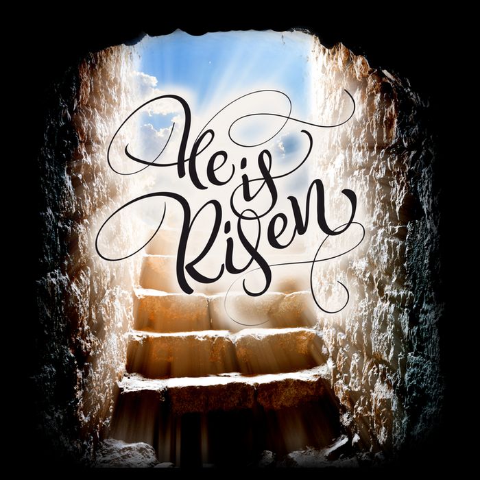 He Has Risen Jesus Christ Tomb T-Shirt