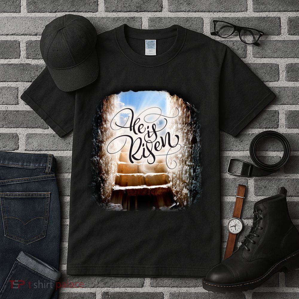 He Has Risen Jesus Christ Tomb Tall T-Shirt