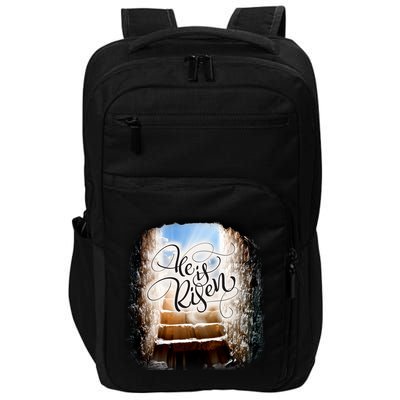 He Has Risen Jesus Christ Tomb Impact Tech Backpack