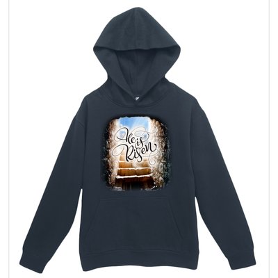 He Has Risen Jesus Christ Tomb Urban Pullover Hoodie