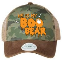 He Is My Boo Bear Legacy Tie Dye Trucker Hat