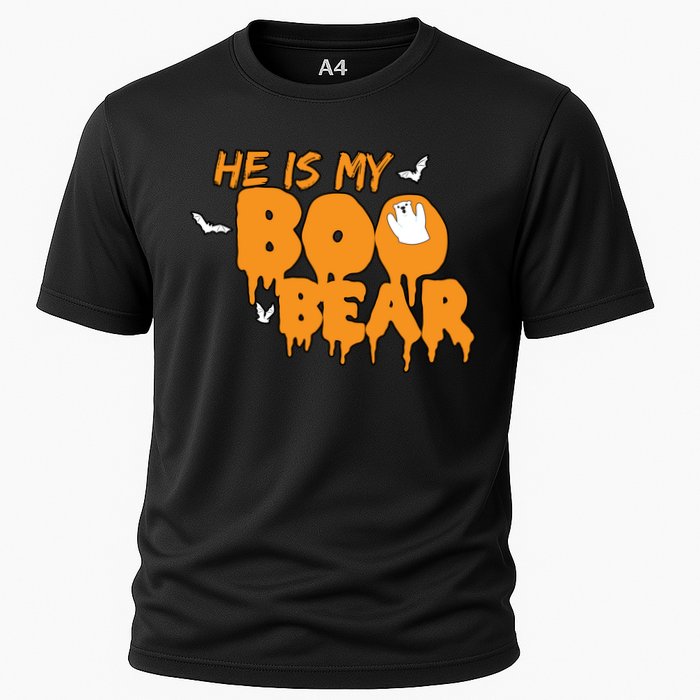 He Is My Boo Bear Performance Shirt